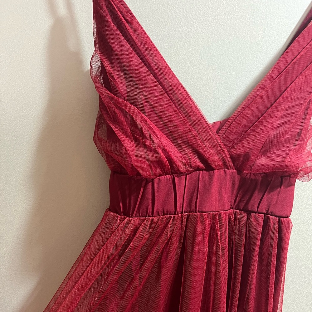 Tulle maxi dress